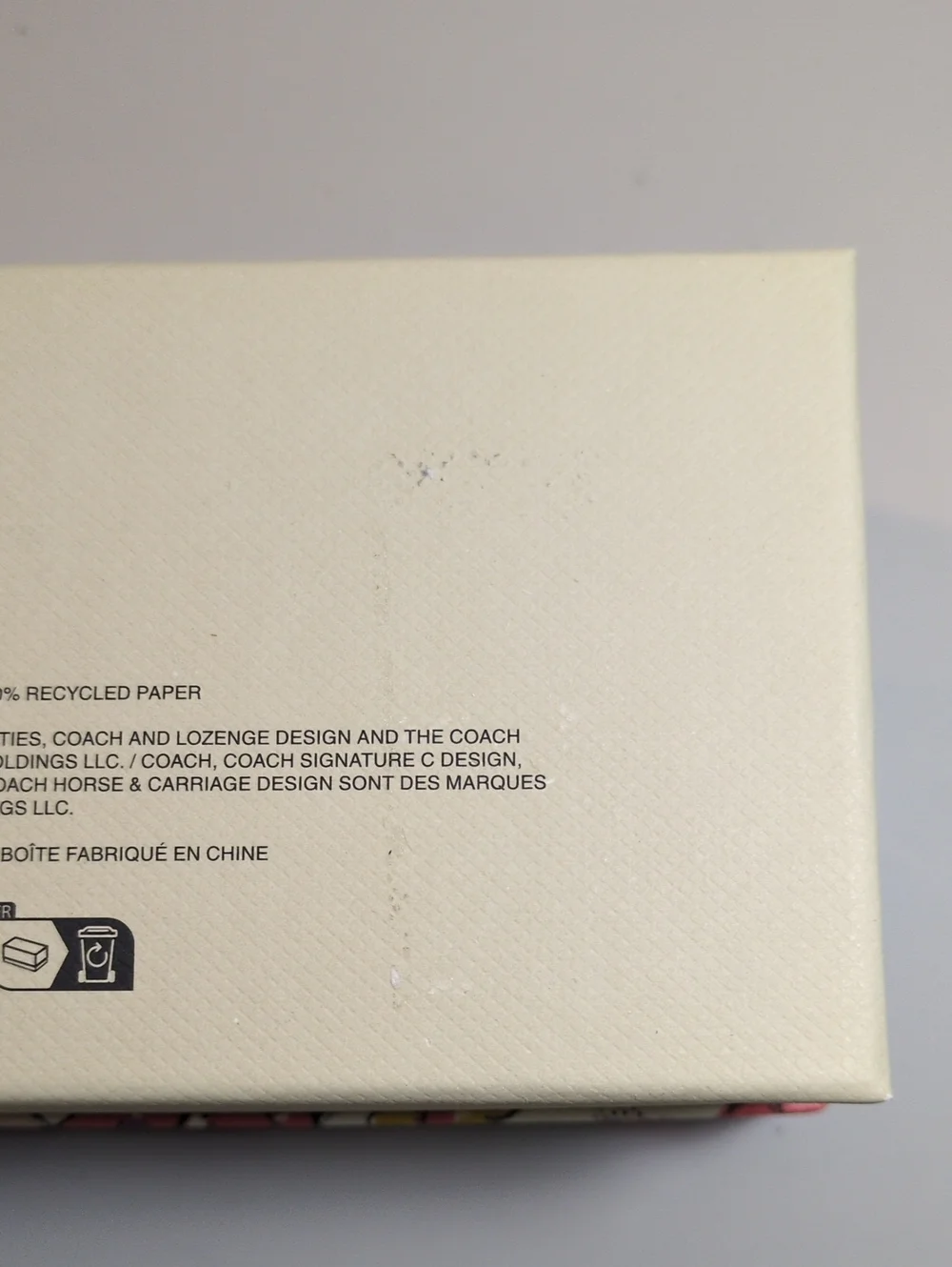 Coach Floral Gift Box 7x3x2.75